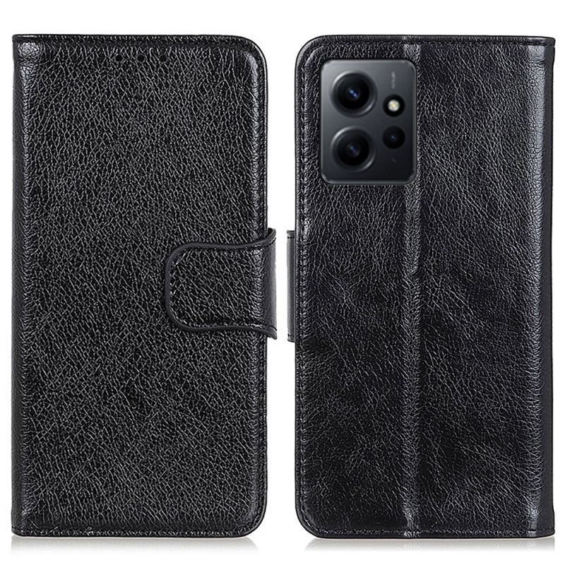 Kožené Pouzdro Na Xiaomi Redmi Note 12 4G Dělená Kůže Nappa