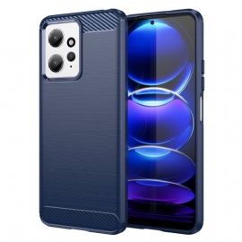 Kryt Na Xiaomi Redmi Note 12 4G Kartáčované Uhlíkové Vlákno