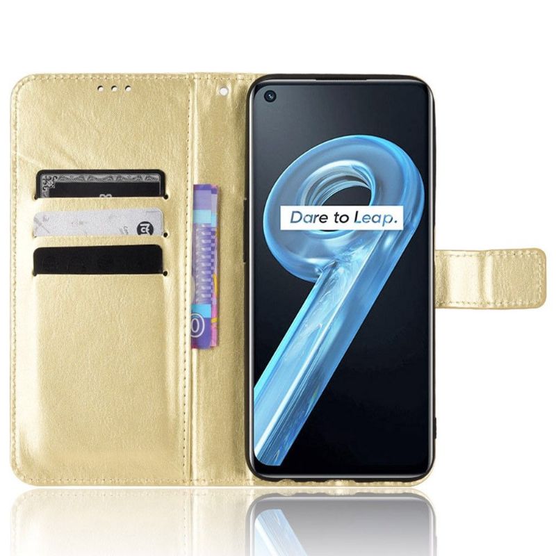 Flipové Pouzdro Na Realme 9i Držák Karet Z Imitace Kůže