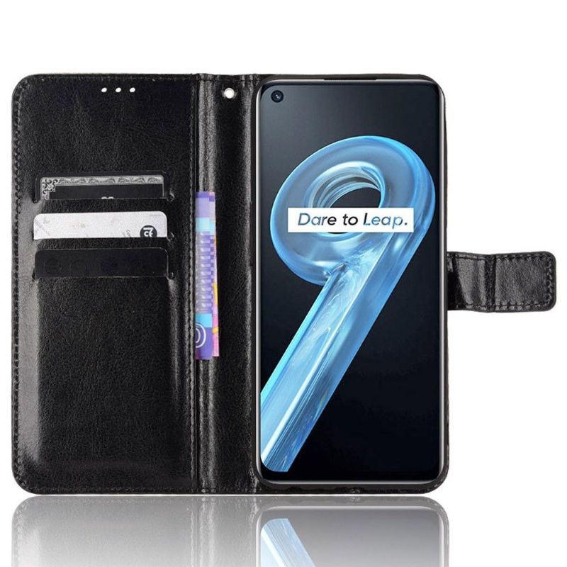 Flipové Pouzdro Na Realme 9i Držák Karet Z Imitace Kůže