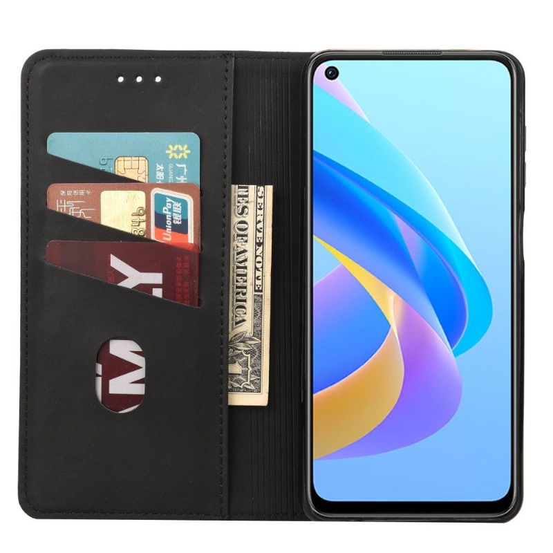 Flipové Pouzdro Na Realme 9i Kožené Pouzdro Obchodní Folio Z Umělé Kůže