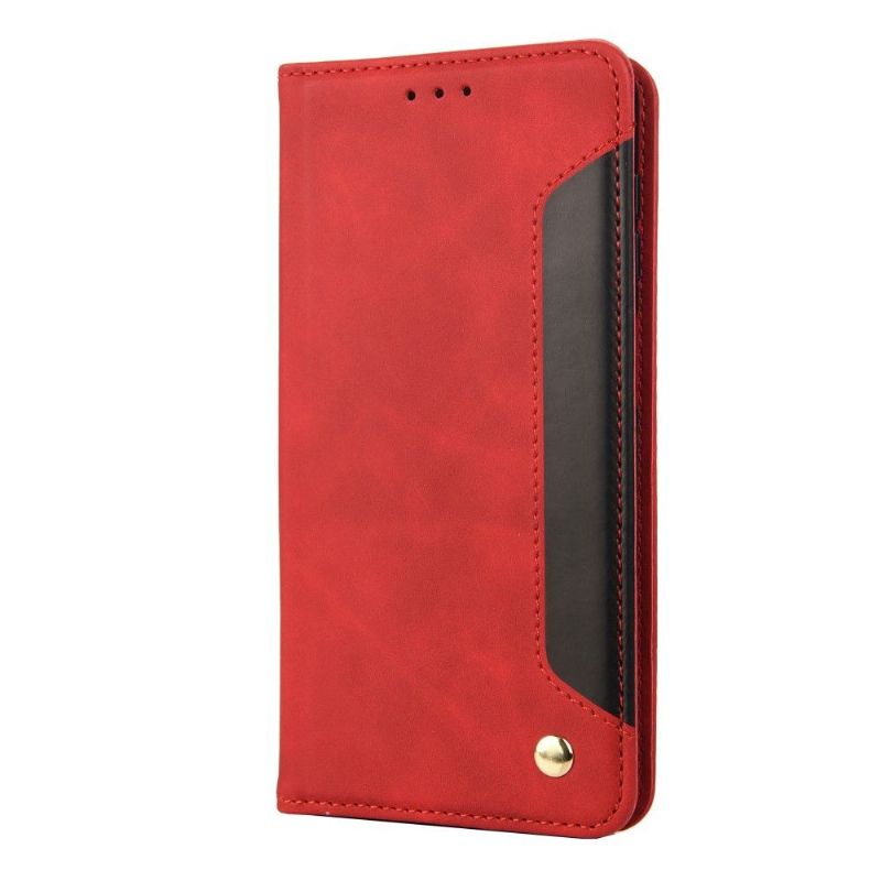 Flipové Pouzdro Na Realme 9i Kožené Pouzdro Obchodní Folio Z Umělé Kůže
