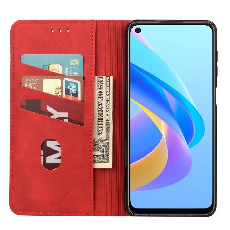 Flipové Pouzdro Na Realme 9i Kožené Pouzdro Obchodní Folio Z Umělé Kůže