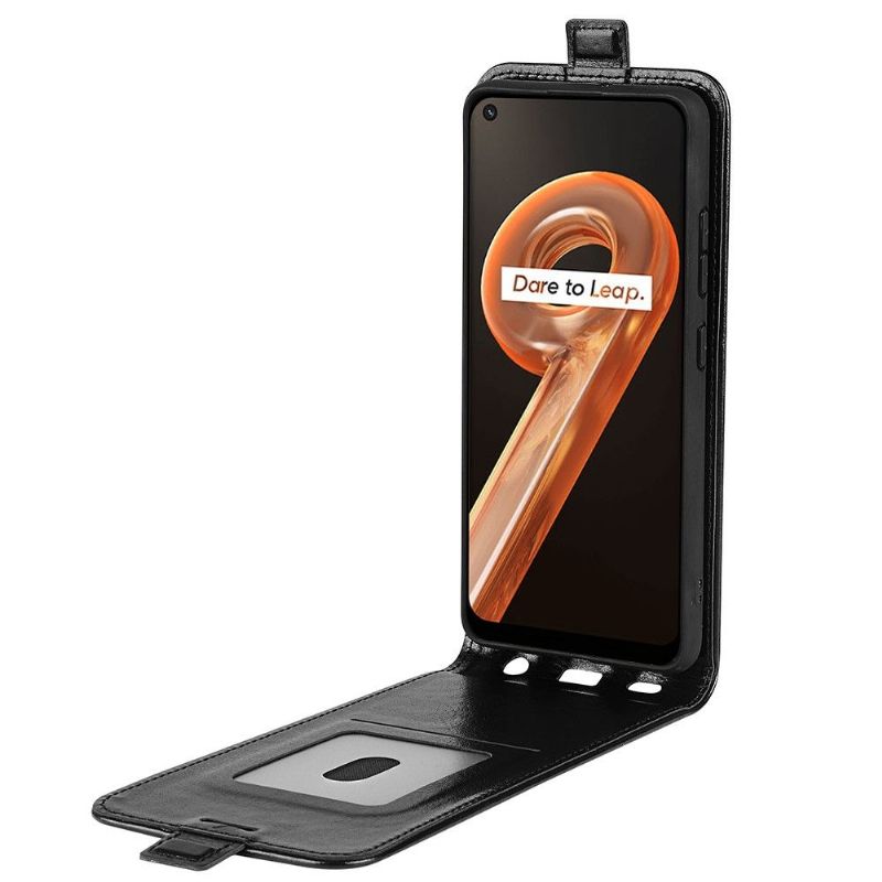 Flipové Pouzdro Na Realme 9i Kožené Pouzdro Vertikální Umělá Kůže