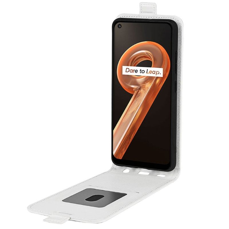 Flipové Pouzdro Na Realme 9i Kožené Pouzdro Vertikální Umělá Kůže