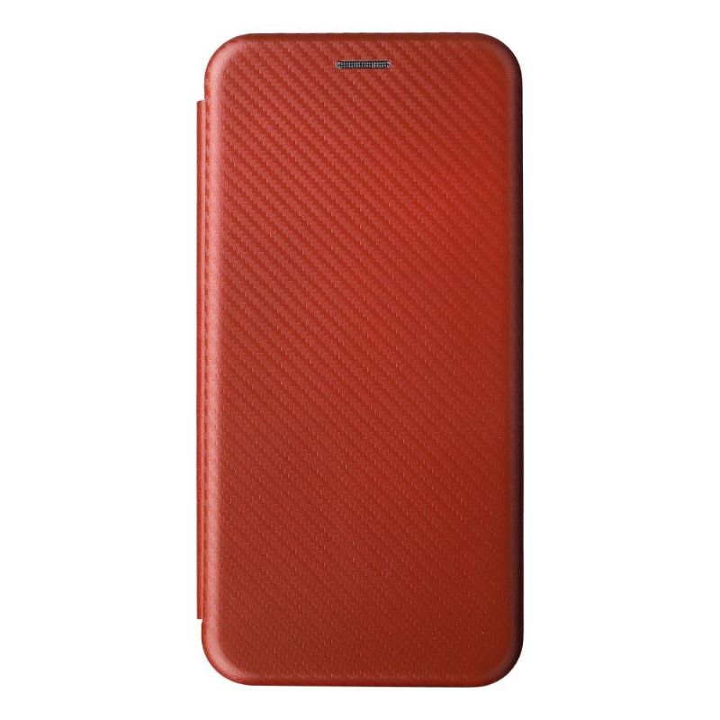 Flipové Pouzdro Na Realme 9i Koženka Z Uhlíkových Vláken