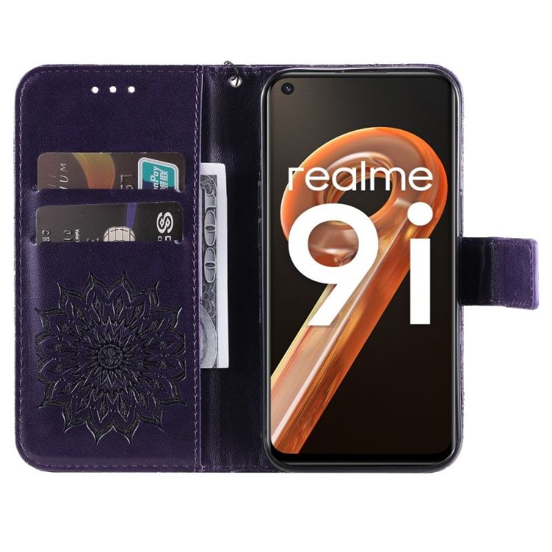 Flipové Pouzdro Na Realme 9i Na Lana Slunečnice