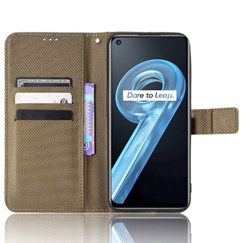 Flipové Pouzdro Na Realme 9i Texturovaná Umělá Kůže Hudson