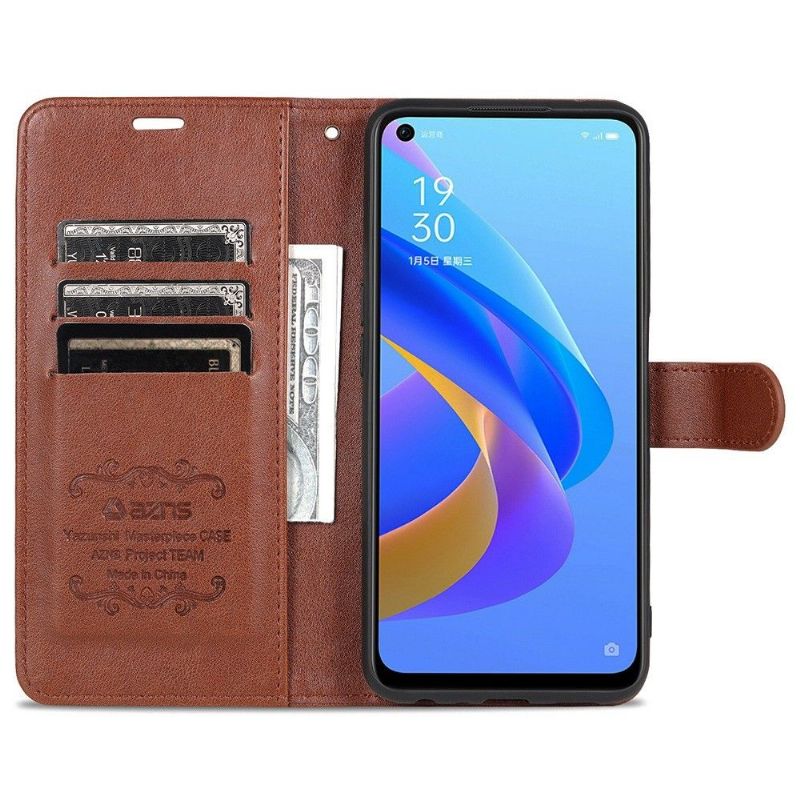 Flipové Pouzdro Na Realme 9i Umělá Kůže Azns