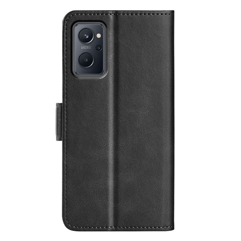 Kožené Pouzdro Folio Na Realme 9i Peněženkové Pouzdro Matný Kryt Z Umělé Kůže