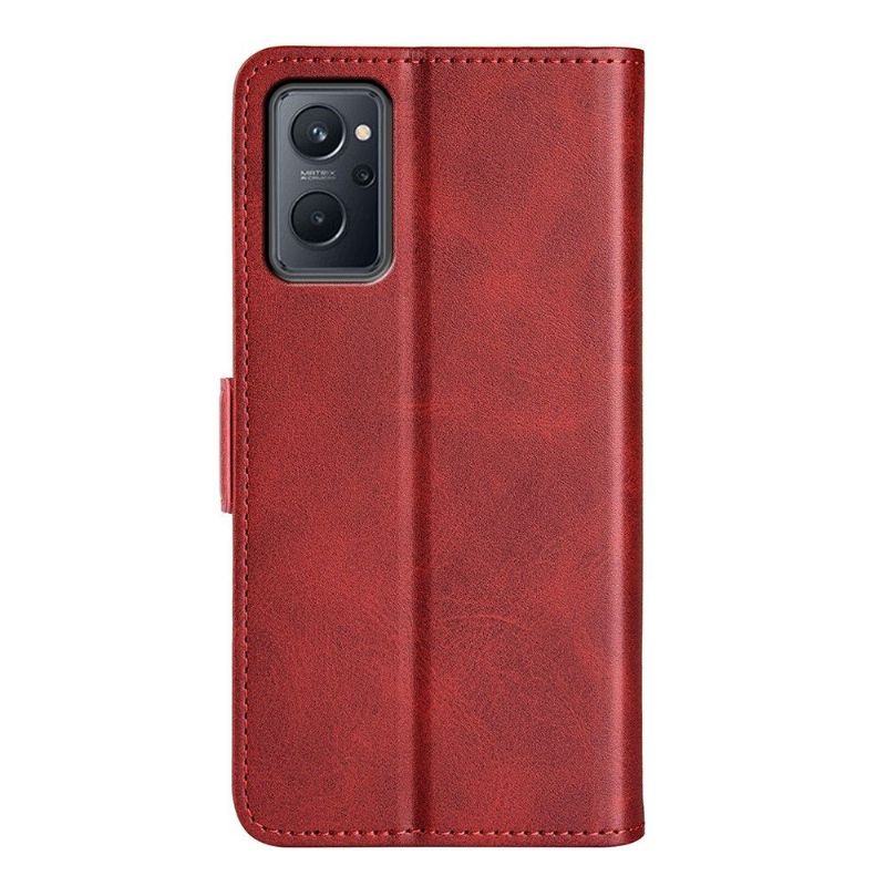 Kožené Pouzdro Folio Na Realme 9i Peněženkové Pouzdro Matný Kryt Z Umělé Kůže