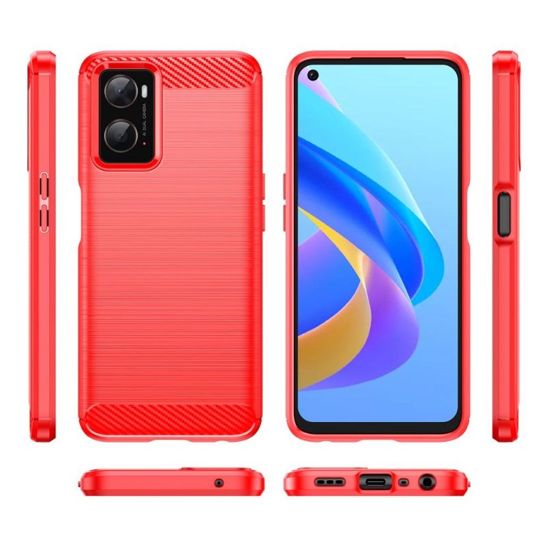 Kryt Na Realme 9i Silikonový Kartáčovaný Efekt
