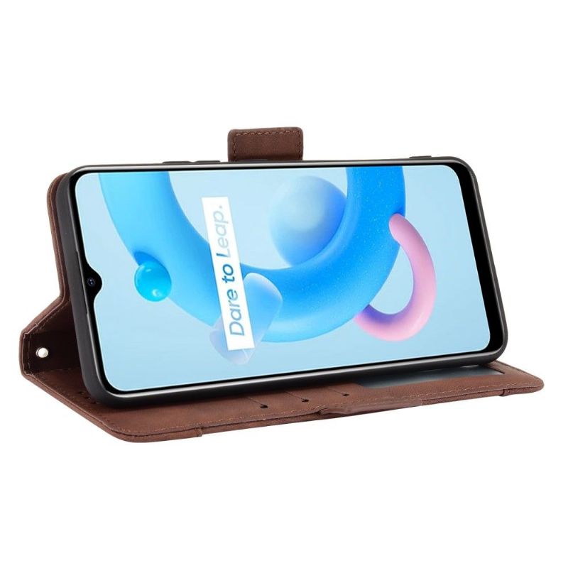 Kožené Pouzdro Na Realme C11 2021 Premium S Držitelem Karty
