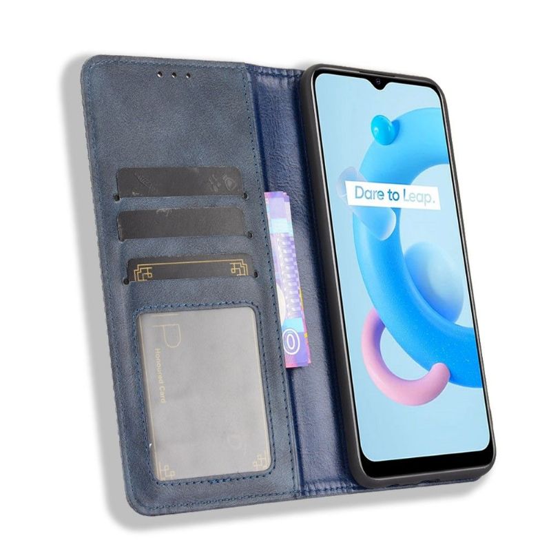 Pouzdra Na Realme C11 2021 Kůže Ve Stylu Cirénius