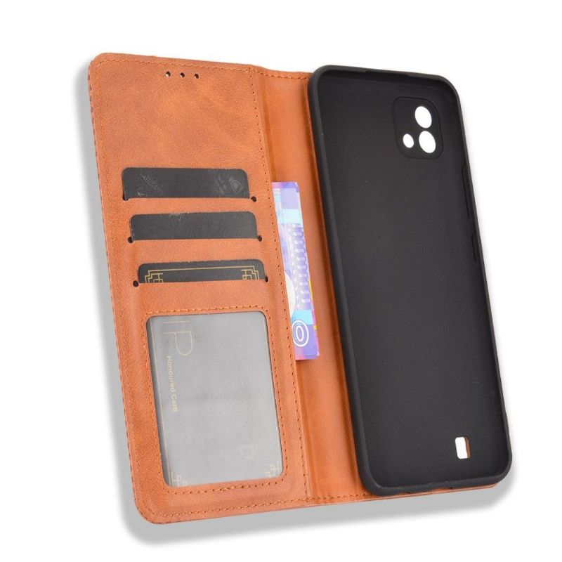 Pouzdra Na Realme C11 2021 Kůže Ve Stylu Cirénius