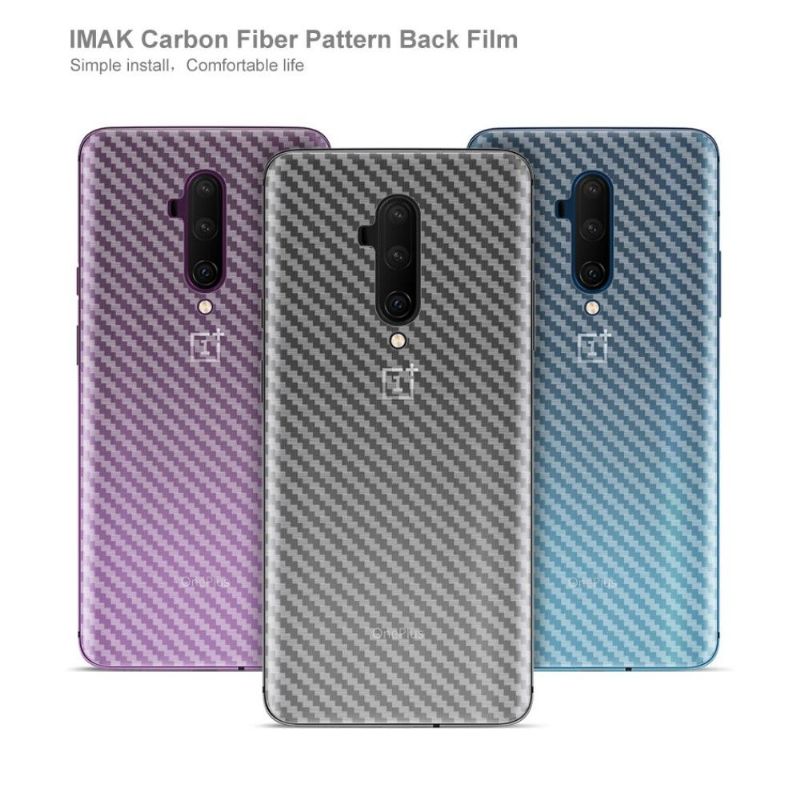 2 Zadní Fólie Karbonového Stylu Pro Oneplus 7T Pro