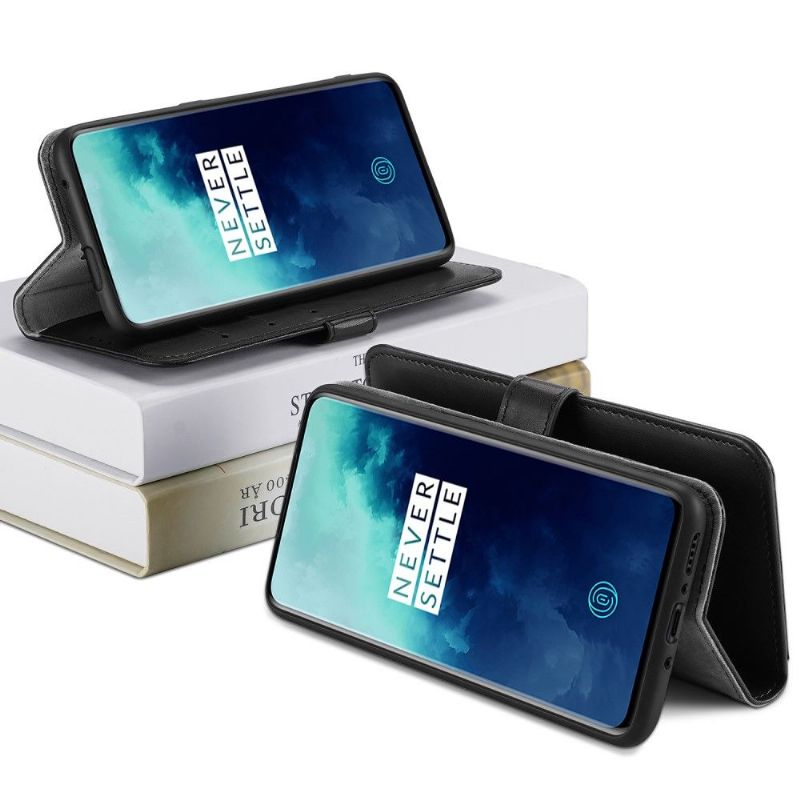 Flipové Pouzdro Na OnePlus 7T Pro Kado Series Černá Imitace Kůže