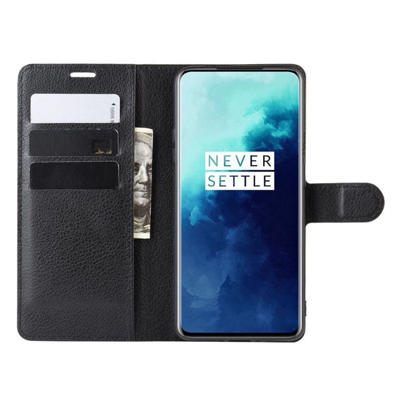 Flipové Pouzdro Na OnePlus 7T Pro Peněženkové Pouzdro Styl Kůže