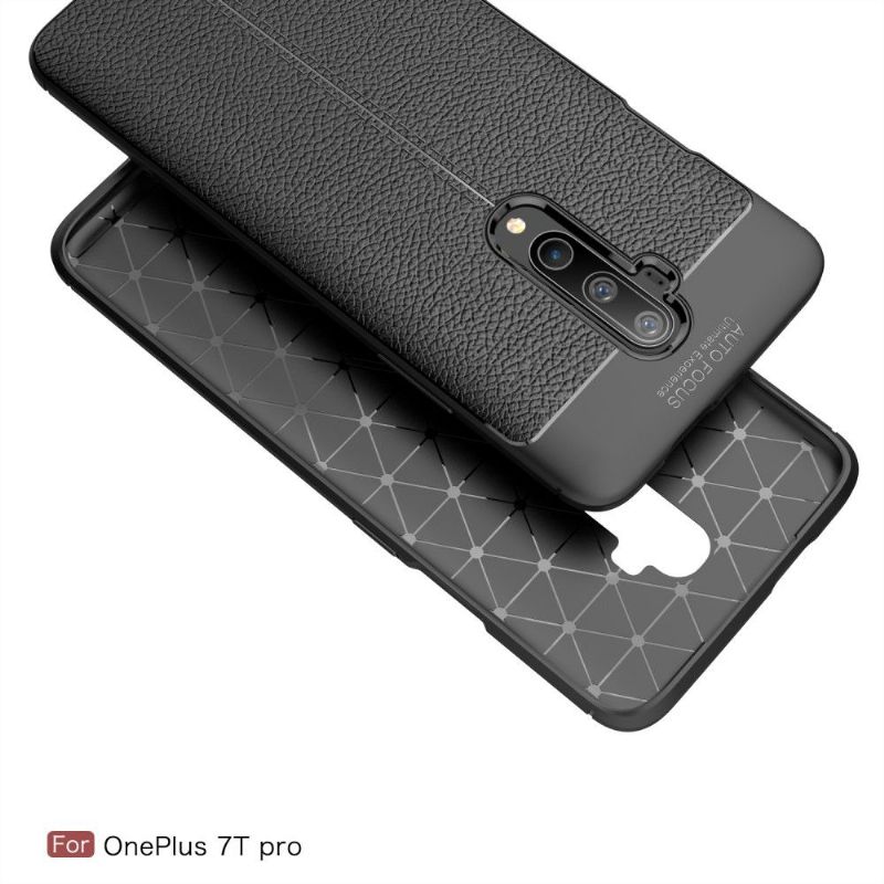 Kryt Na OnePlus 7T Pro Povrchová Úprava Zrnitým Gelem