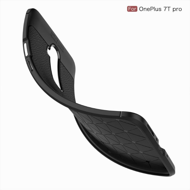 Kryt Na OnePlus 7T Pro Povrchová Úprava Zrnitým Gelem