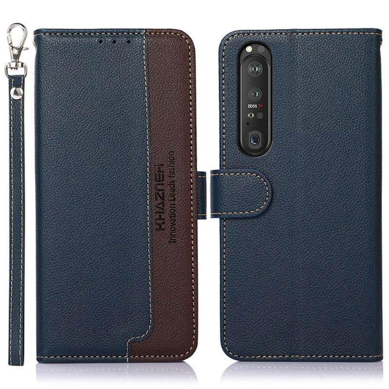 Flipové Pouzdro Na Sony Xperia 1 III Khazneh Odkryté Švy