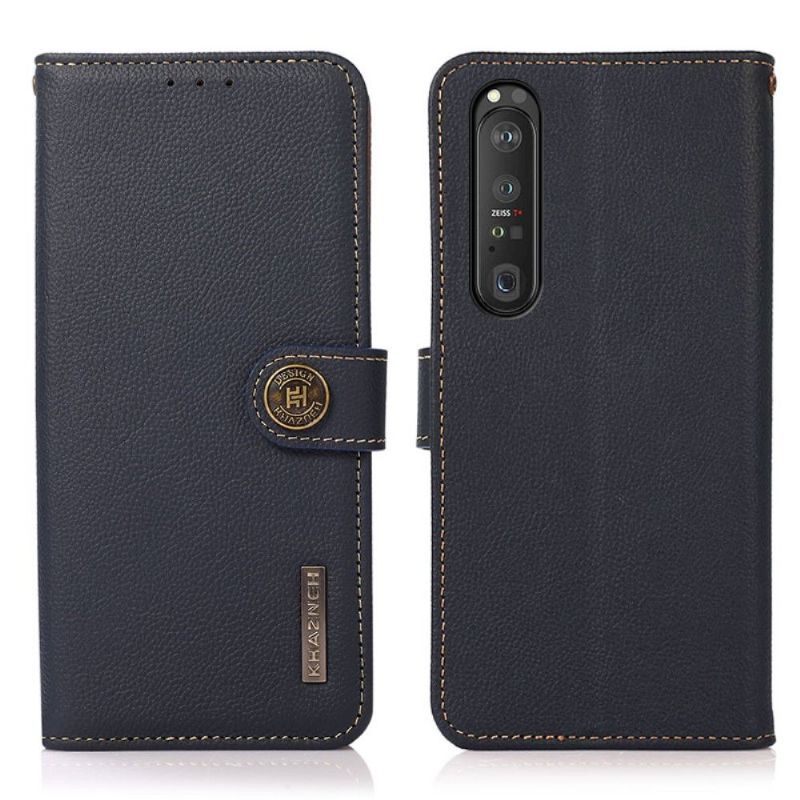 Flipové Pouzdro Na Sony Xperia 1 III Klasická Kůže Khazneh