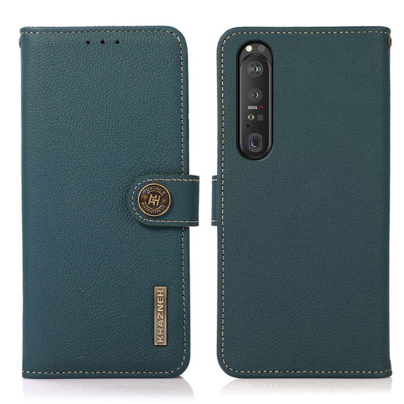 Flipové Pouzdro Na Sony Xperia 1 III Klasická Kůže Khazneh