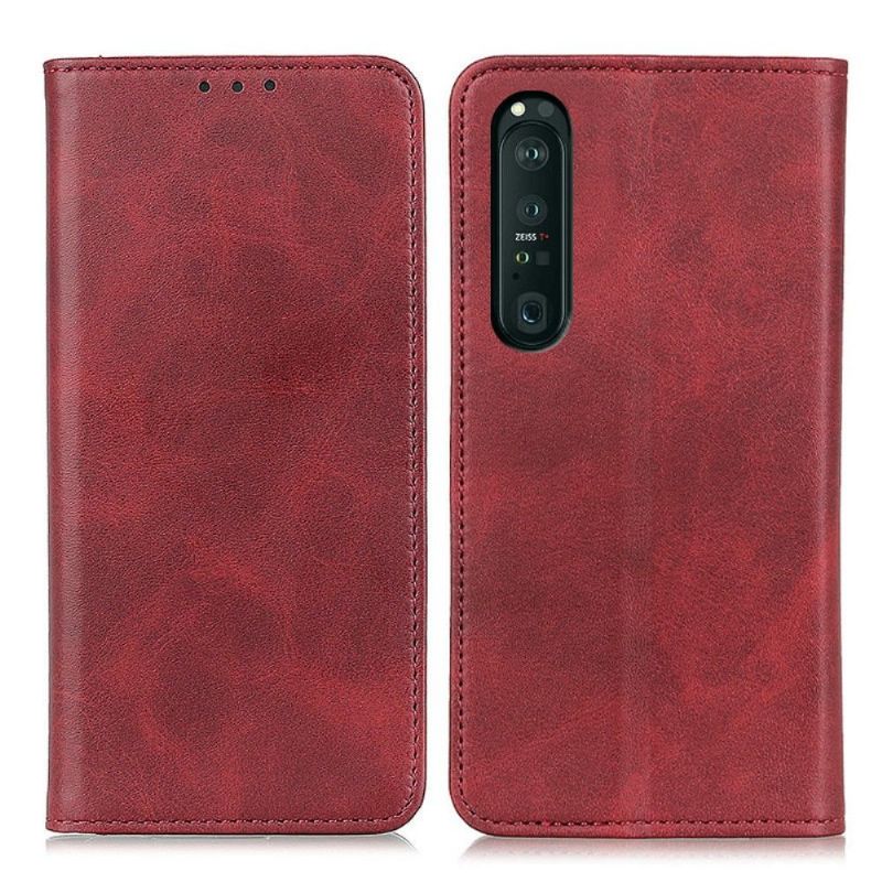 Flipové Pouzdro Na Sony Xperia 1 III Kožené Pouzdro Simone Ve Věku