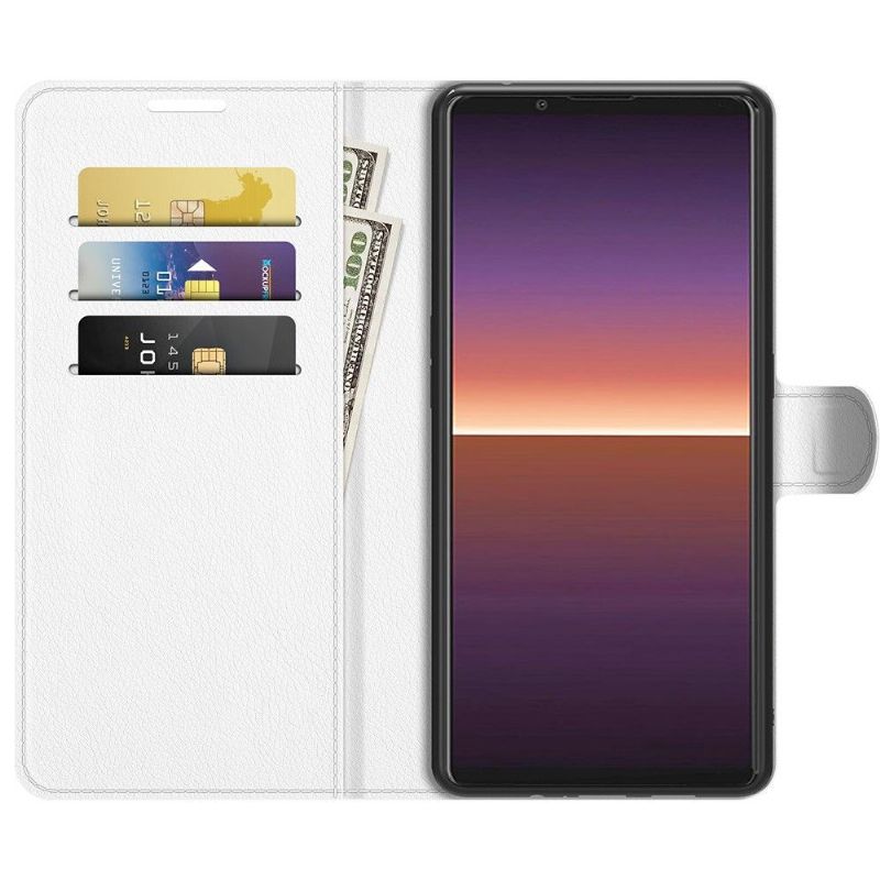 Flipové Pouzdro Na Sony Xperia 1 III Peněženkové Pouzdro Styl Kůže