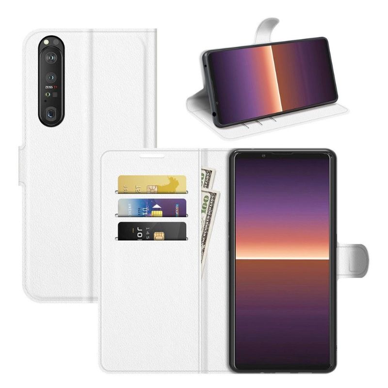 Flipové Pouzdro Na Sony Xperia 1 III Peněženkové Pouzdro Styl Kůže
