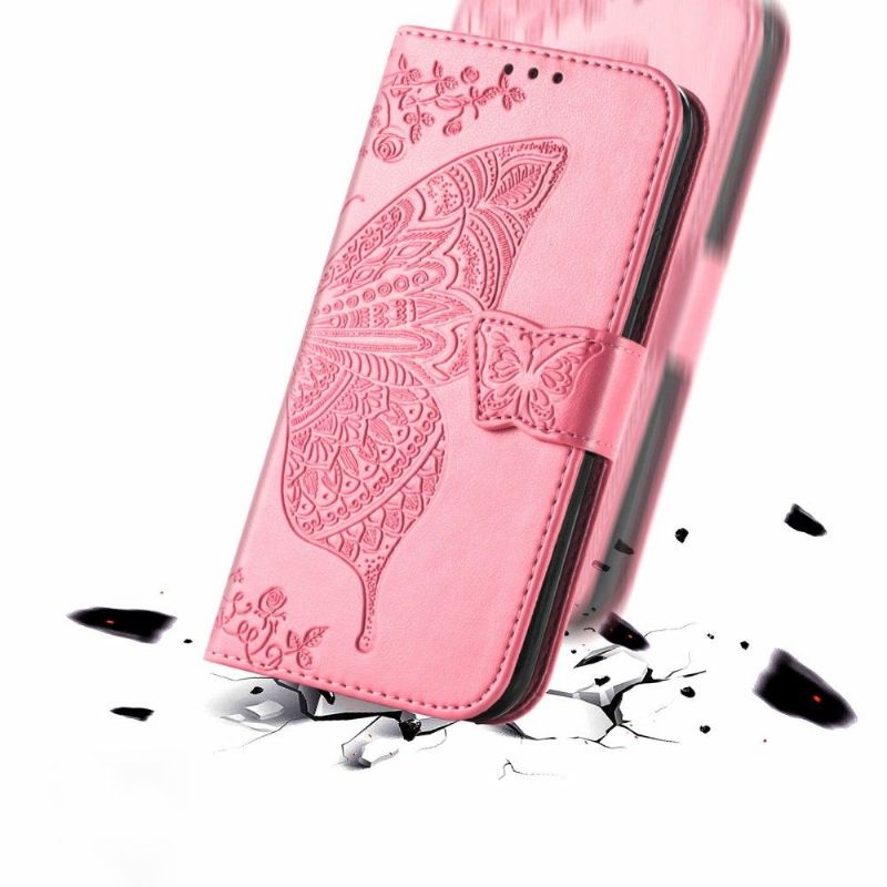 Flipové Pouzdro Na Sony Xperia 1 III Pomocný Motýl