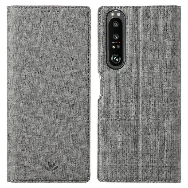 Kožené Pouzdro Folio Na Sony Xperia 1 III Funkce Podpory Vzpěr