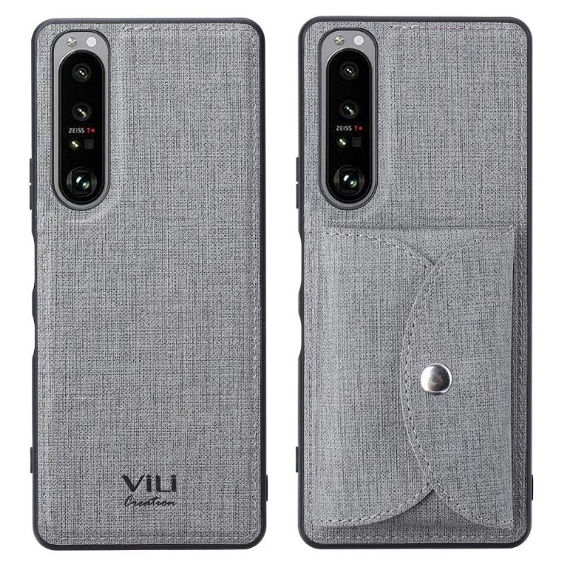 Kryt Na Sony Xperia 1 III Držák Magnetické Karty Vili Cross