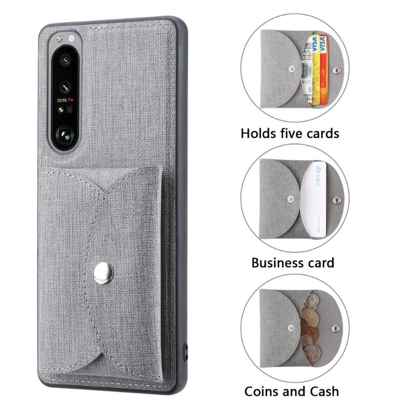 Kryt Na Sony Xperia 1 III Držák Magnetické Karty Vili Cross