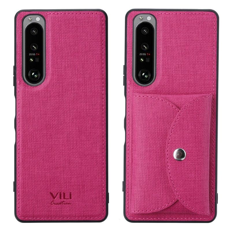 Kryt Na Sony Xperia 1 III Držák Magnetické Karty Vili Cross