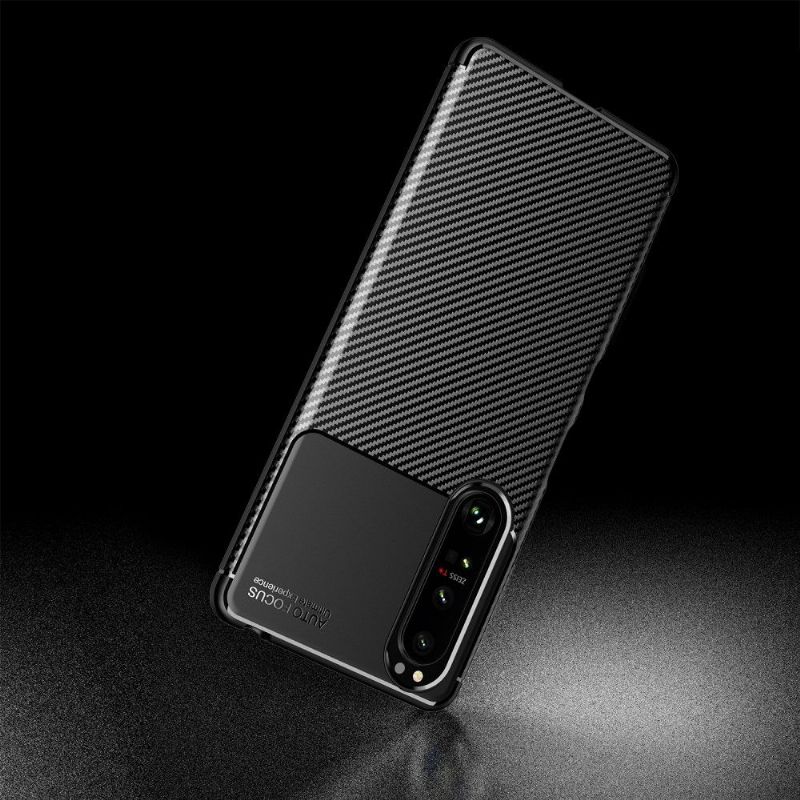 Kryty Na Mobil Na Sony Xperia 1 III Styl Uhlíkových Vláken