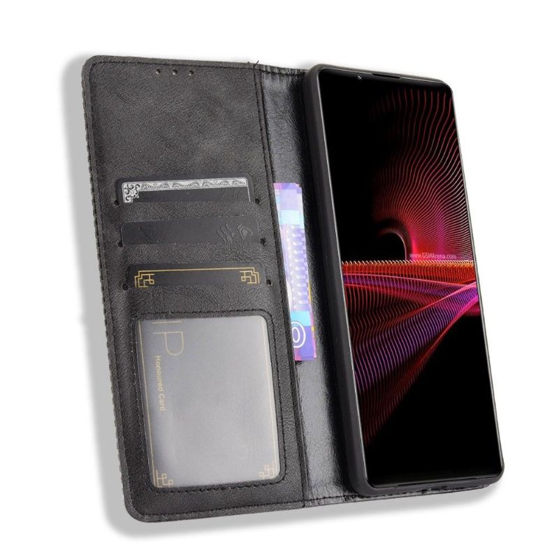Pouzdra Na Sony Xperia 1 III Kůže Ve Stylu Cirénius