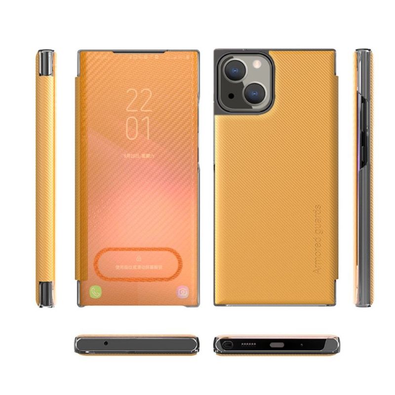 Kryty Na Mobil Na Samsung Galaxy M12 Flipové Pouzdro Uhlíkové Vlákno