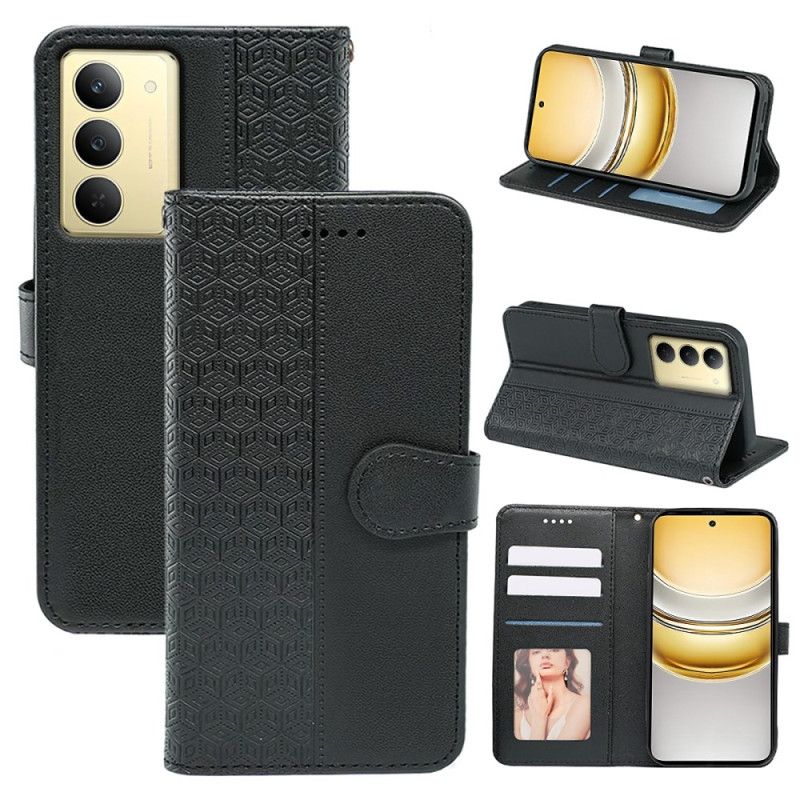 Kožený Kryt Na Realme 14x 5g Prémiové