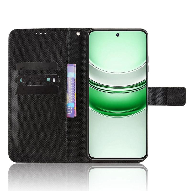 Kožený Kryt Realme 14x 5g Diamantová Textura