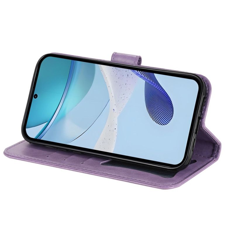 Kožený Kryt Realme 14x 5g Mandalový Potisk