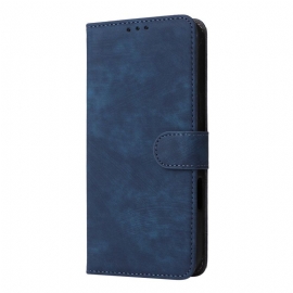 Kožený Kryt Realme 14x 5g Semišový Efekt Rfid Ochrana