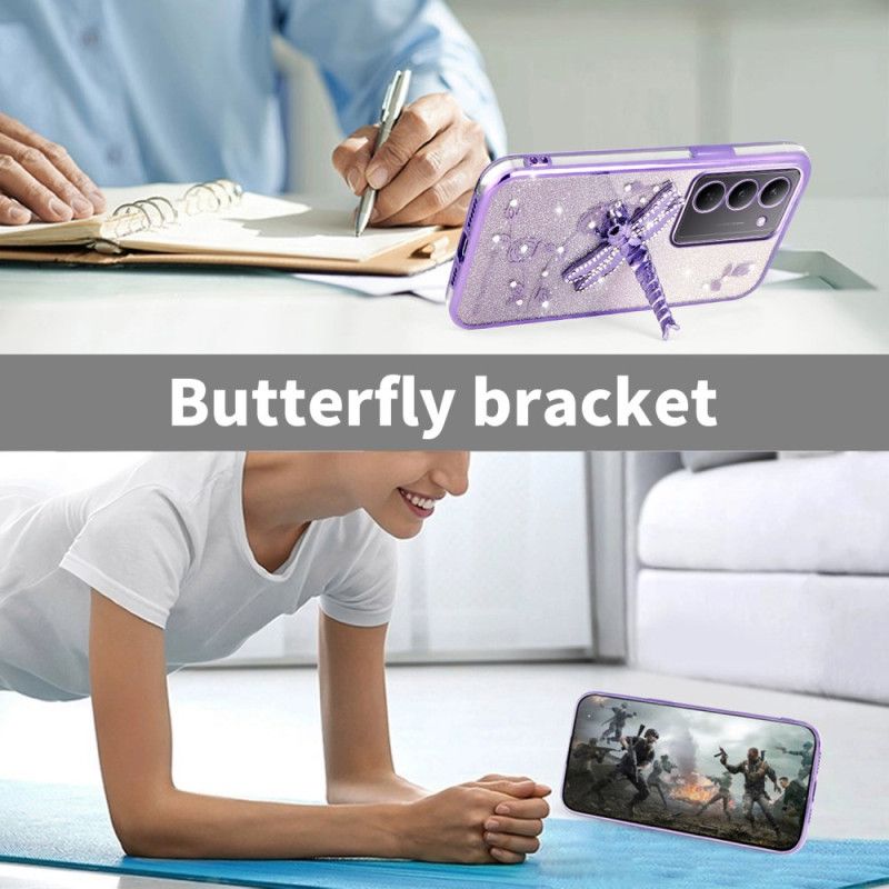 Kryt Na Realme 14x 5g Kadem Držák Na Prsten S Vážkou