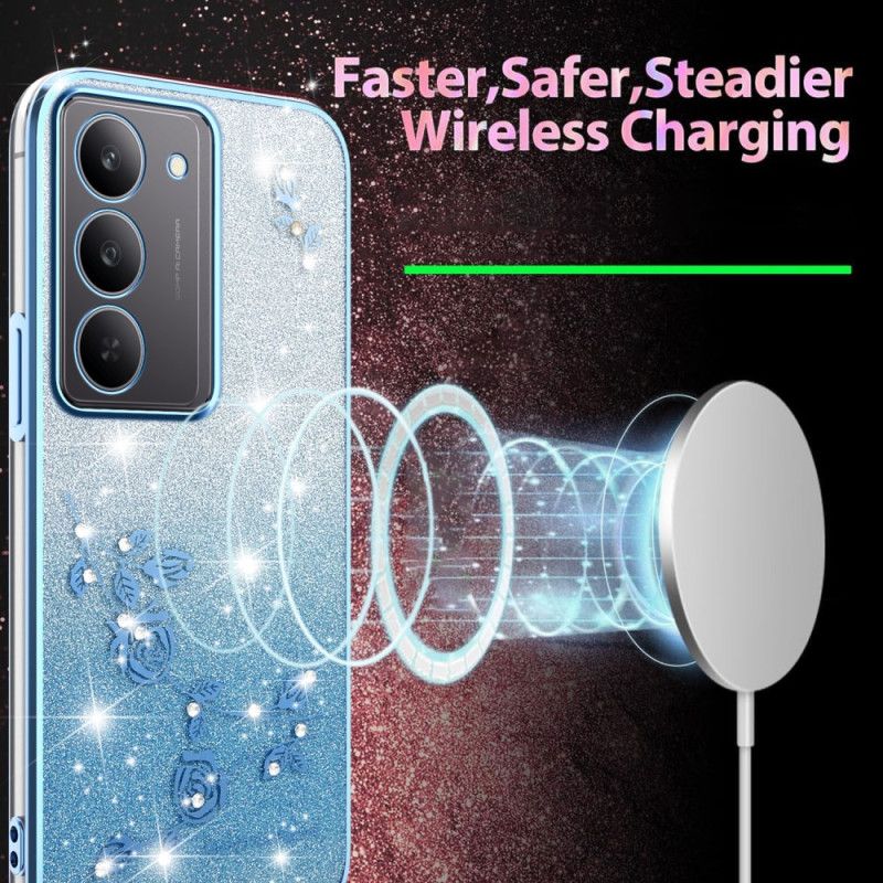 Kryt Realme 14x 5g Kadem Květiny A Kamínky