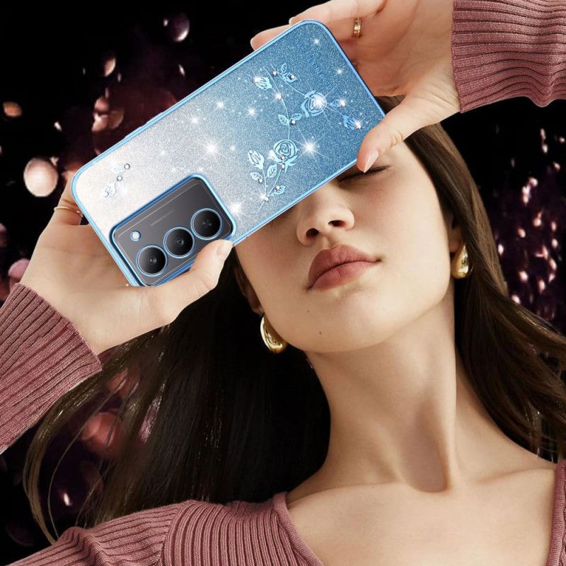 Kryt Realme 14x 5g Kadem Květiny A Kamínky