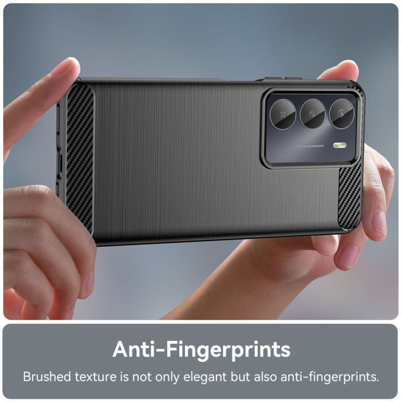 Kryt Realme 14x 5g Kartáčované Uhlíkové Vlákno