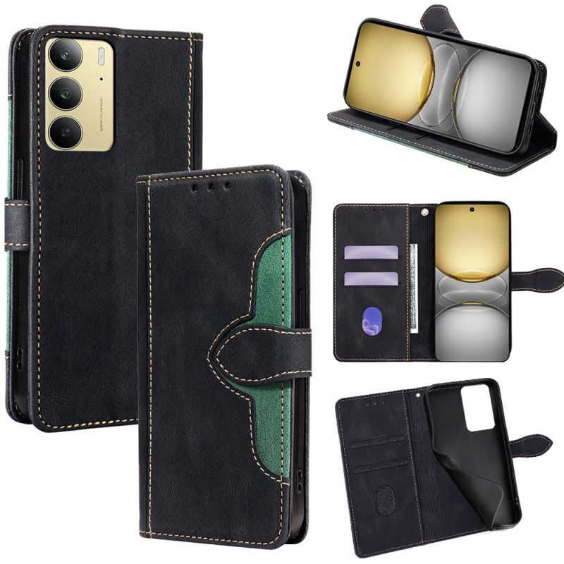 Peněženková Pouzdra Realme 14x 5g Květinový Vzor