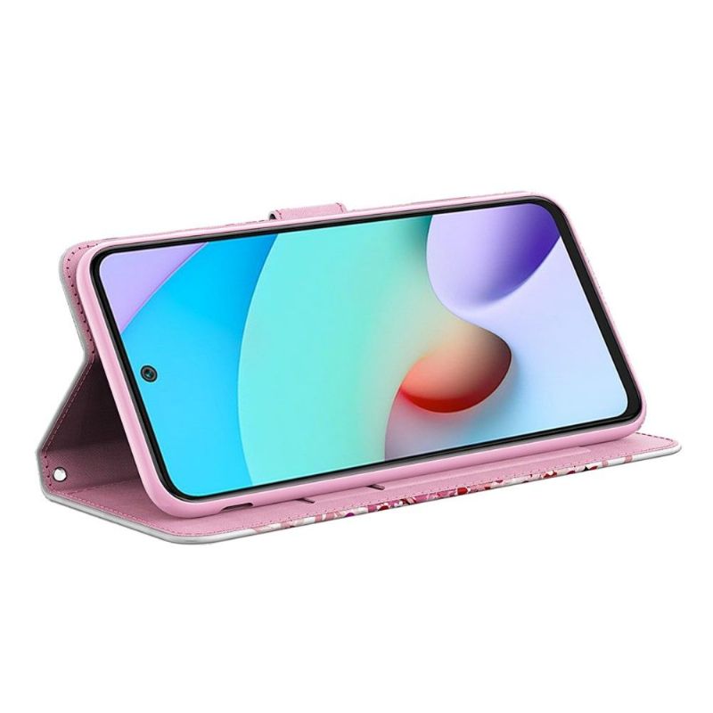 Flipové Pouzdro Na Poco X4 Pro 5G Květinový Strom