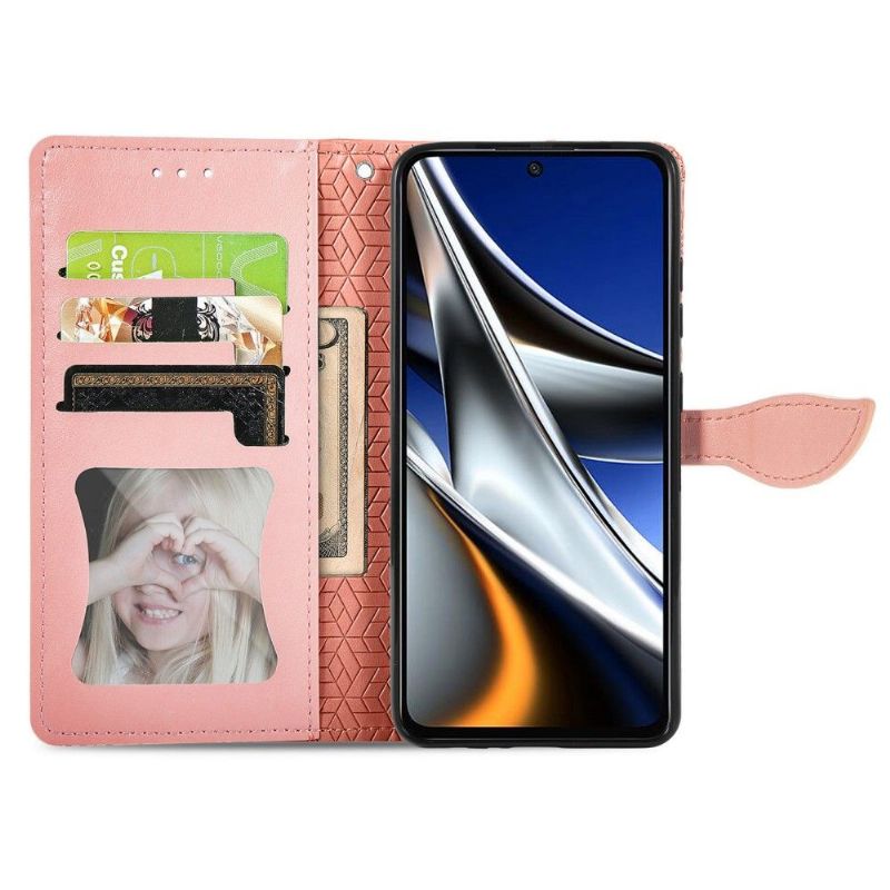 Flipové Pouzdro Na Poco X4 Pro 5G List Mandaly
