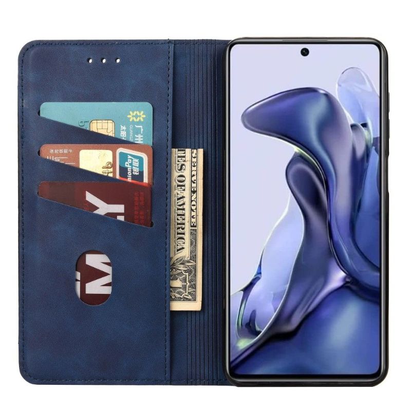 Flipové Pouzdro Na Poco X4 Pro 5G Peněženkové Pouzdro Kožené Pouzdro Folio Na Peněženku S Koženým Efektem